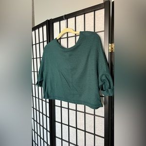 Short Sleeved Crop Sweater